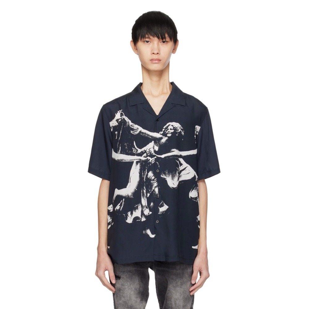 Ksubi Dancers‎ Resort Ss Shirt Black Men's Size M. NWT